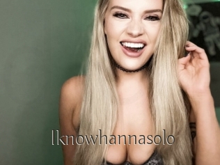 Iknowhannasolo